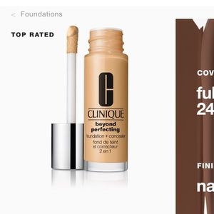NWT Clinique beyond perfecting foundation 24 cork (VF)